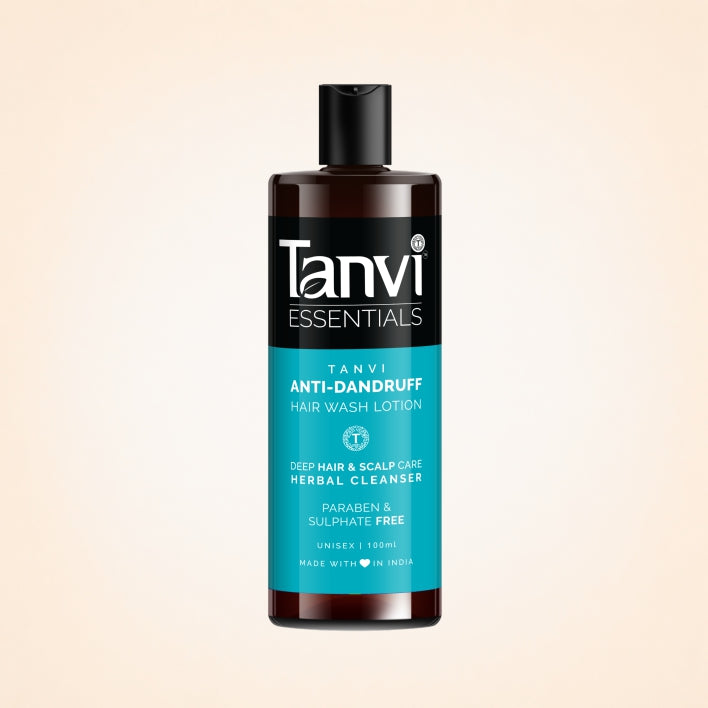 Tanvi Antidandruff Hair Wash Lotion: Herbal Hair Cleanser- 100ml