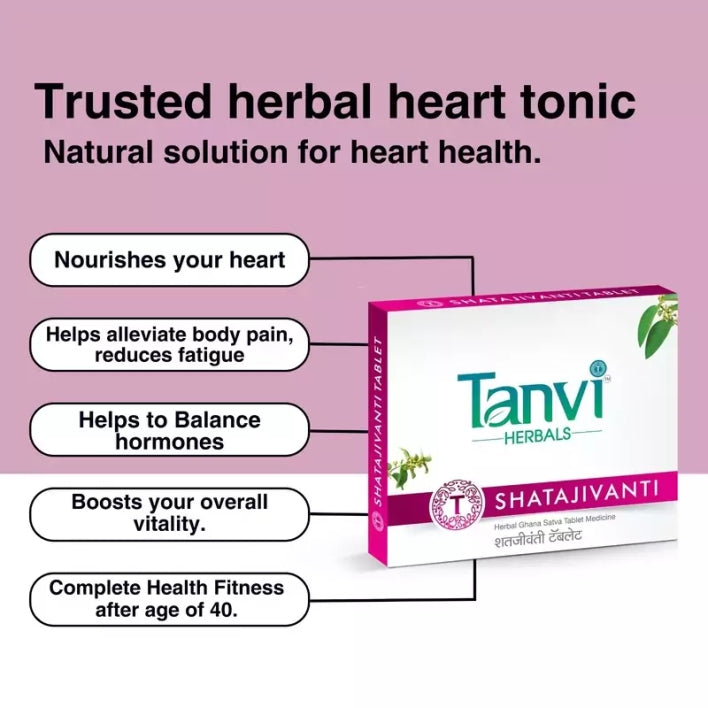 Shatajivanti Tablet – Ayurvedic Heart & Wellness Supplement