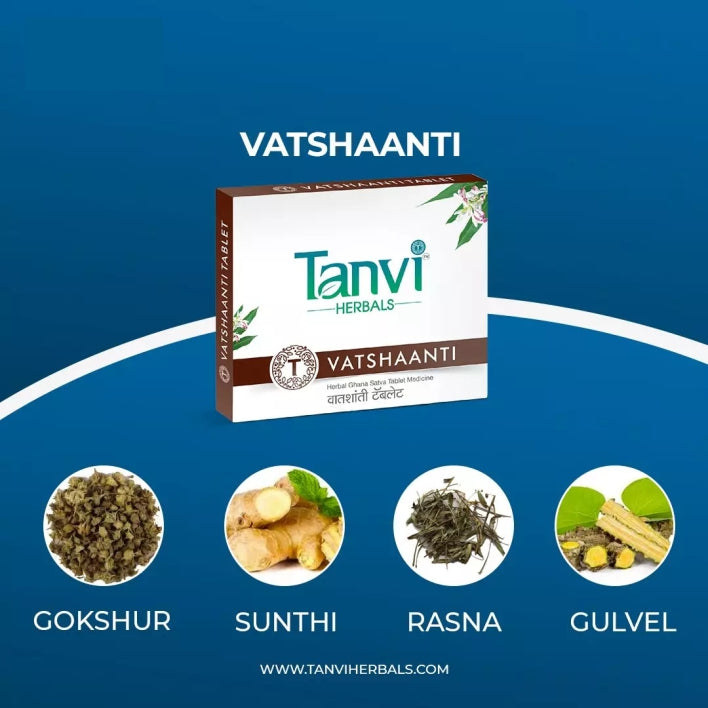 Vatshaanti: Herbal Product for Body Pain & Gas – Pack of Two